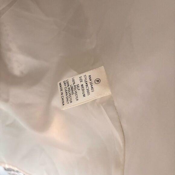 NWOT J.O.A. Embellished Dress Silver Tweed-style Dress Size Medium - Picture 4 of 7